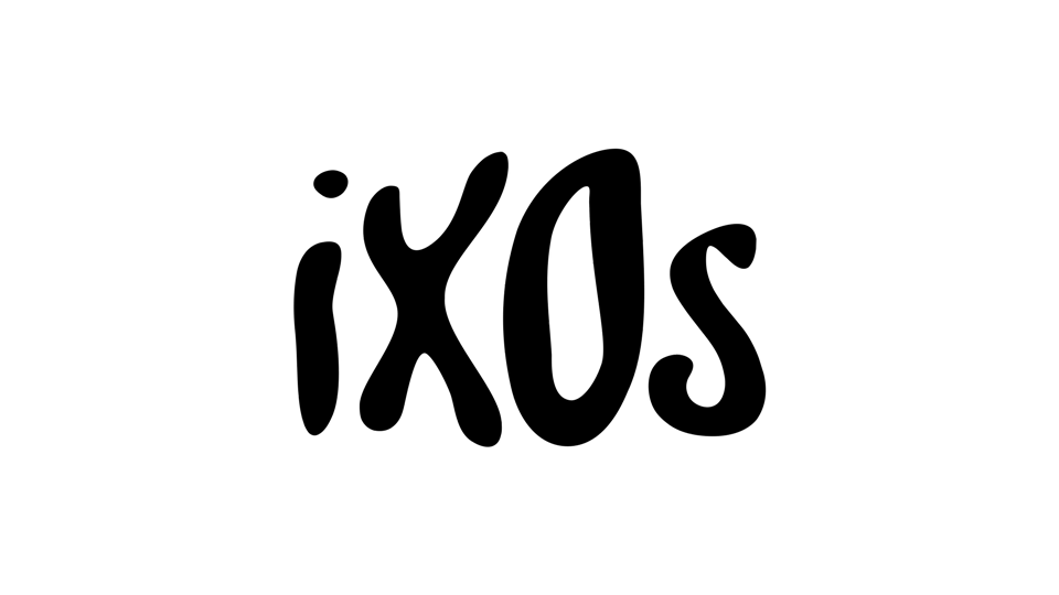 Ixos logo Morphing Rossetti Brand design